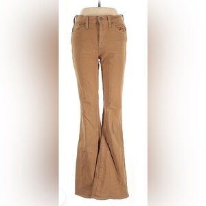 Madewell Tan Flea Market Flare Leg Jeans